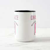 Scheiding voor de kast tweekleurige koffiemok (Center)