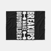 Scheidingen maken bodybuilders fitness training in fleece deken (Voorkant (Horizontaal))
