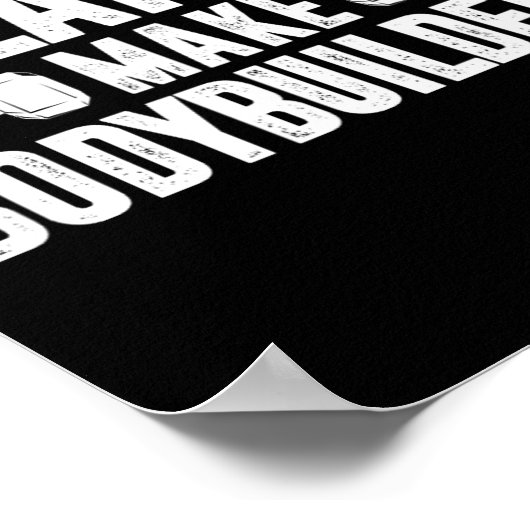 Scheidingen maken bodybuilders fitness training in poster (Hoek)