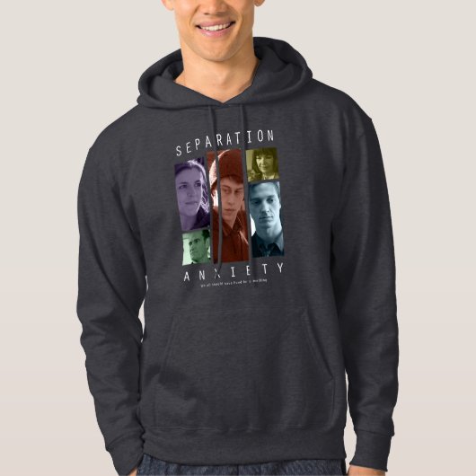 Scheidingsangst - Donkere kleuren Hoodie (Voorkant)