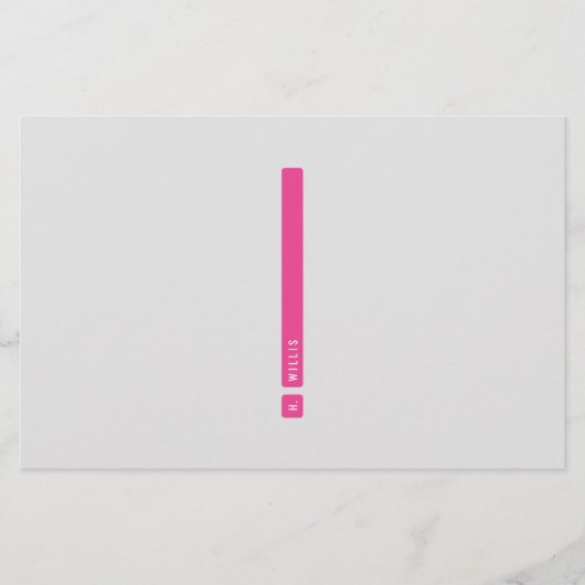 Scheidingsbalk Briefpapier (Voorkant)
