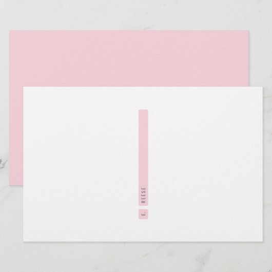 Scheidingsbalk Briefpapier (Voorkant / Achterkant)