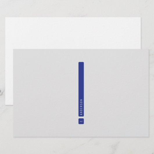 Scheidingsbalk Briefpapier (Voorkant / Achterkant)