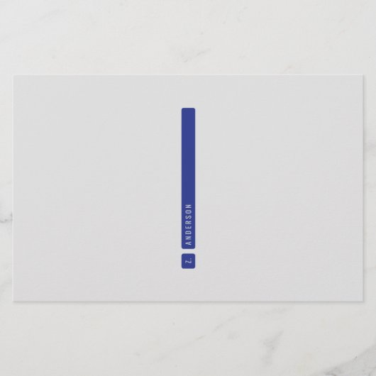 Scheidingsbalk Briefpapier (Voorkant)