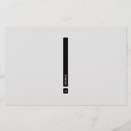 Scheidingsbalk Briefpapier (Voorkant)