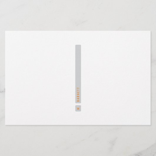 Scheidingsbalk Briefpapier (Voorkant)