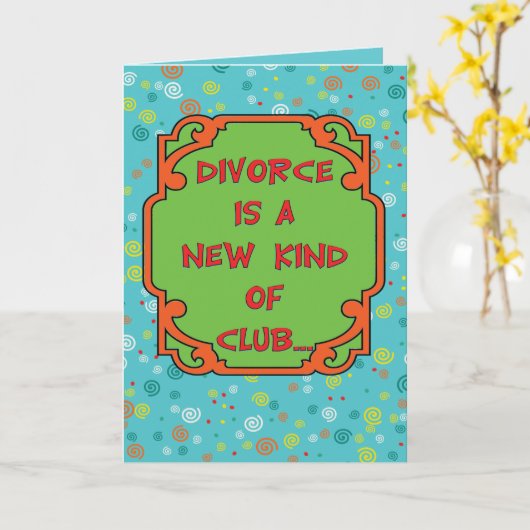 Scheidingsclubkaart Kaart (Gele Bloem)