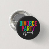 Scheidingsfeest Team Funny Scheidingsfeest Viering Ronde Button 3,2 Cm (Voorkant /achterkant)