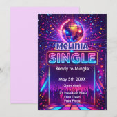 Scheidingsfeestje Single en klaar om te feesten Kaart (Voorkant / Achterkant)