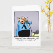 Scheidingshumor kaart voor hem (Gele Bloem)