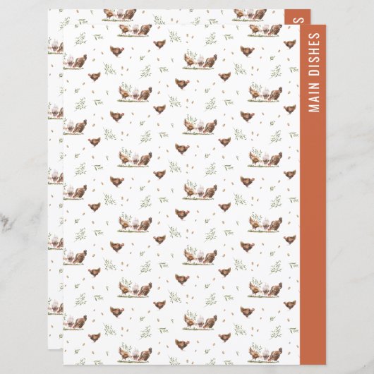 Scheidingspagina's | 2-zijdige recept Multomap pag (Voorkant / Achterkant)