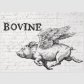 Scheidingspapier voor vliegende varkens tissuepapier (Voorkant)