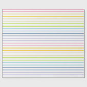 Scheidingsstrips voor pasteelregenboog cadeaupapier (Vlak)