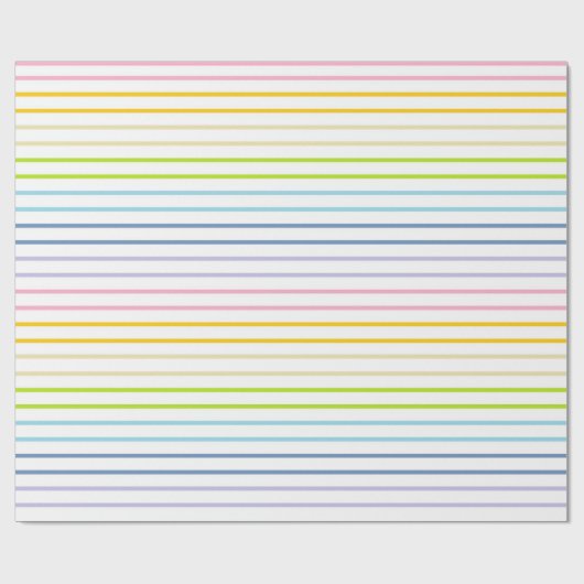 Scheidingsstrips voor pasteelregenboog cadeaupapier (Vlak)