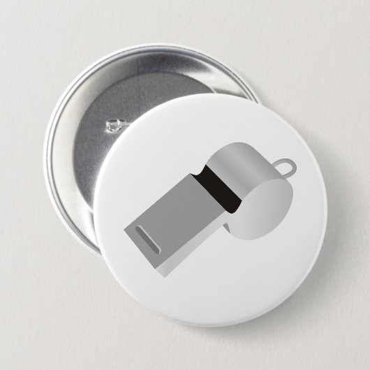 Scheidrechtscheids Knop Ronde Button 7,6 Cm (Voorkant /achterkant)