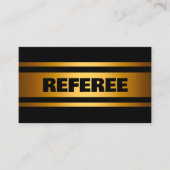 Scheidsrechter Golden Visitekaartje (Voorkant)