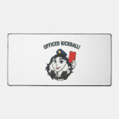Scheidsrechter Kickball Voetbal Bureaumat (Voorkant)