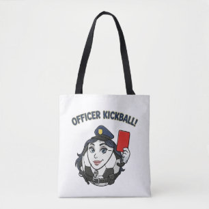 Scheidsrechter Kickball Voetbal Tote Bag
