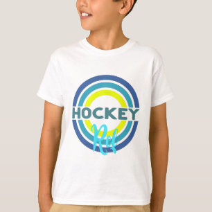 Scheidsrechter met moderne hockeycirkels t-shirt