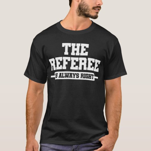 scheidsrechter-scheidsrechter t-shirt (Voorkant)
