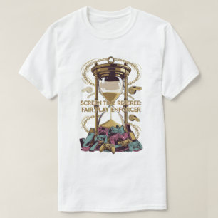 Scheidsrechter T-shirt voor schermtijd, handhaver