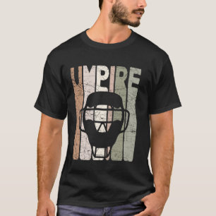 Scheidsrechter Vintage Honkbal Scheidsrechter Retr T-shirt
