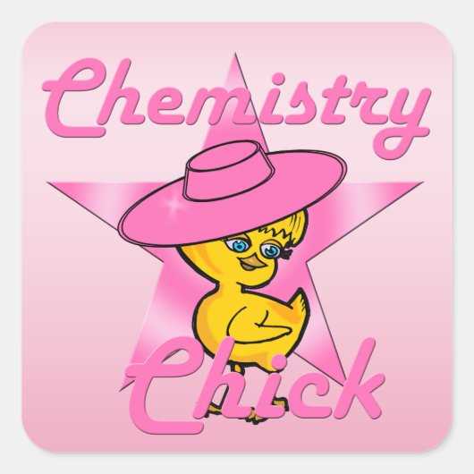Scheikel 8 vierkante sticker (Voorkant)