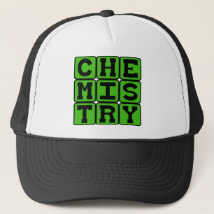 Scheikunde, de studie van materie trucker pet