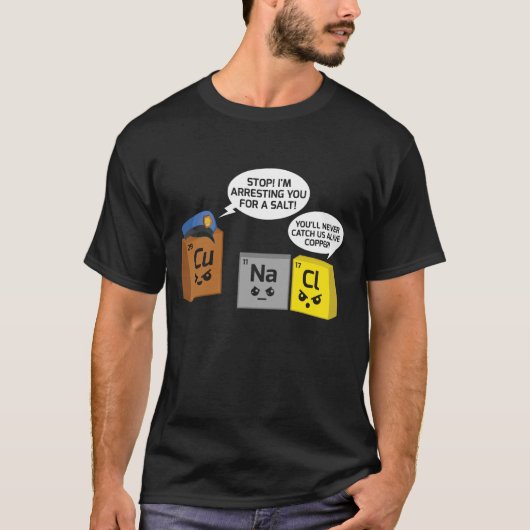 Scheikunde Docent Chemie Student Lesuur T T-shirt (Voorkant)