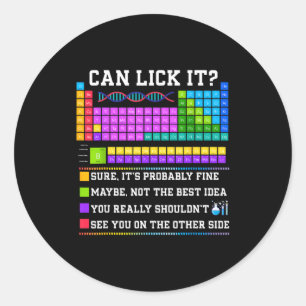 Scheikunde Elementen Leraar Kan Ik Het Olikken Per Ronde Sticker