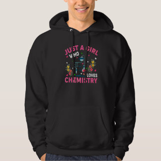 Scheikunde  Gewoon Een Meisje Dat Van Scheikunde H Hoodie