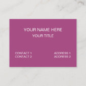 Scheikunde Grappig Ik ben op zoek naar chemie Visitekaartje (Achterkant)