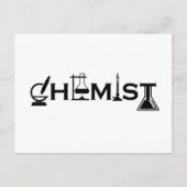 Scheikunde grappige scheikundige geschenken feestdagenkaart (Voorkant)