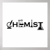 Scheikunde grappige scheikundige geschenken poster (Voorkant)