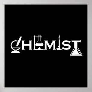 Scheikunde grappige scheikundige geschenken poster