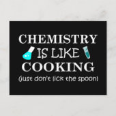 Scheikunde is als het koken grappige scheikundige feestdagenkaart (Voorkant)