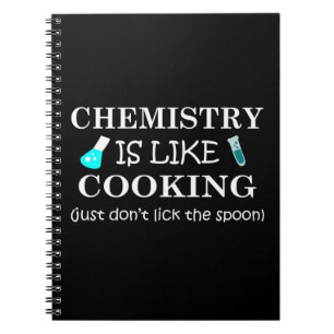 scheikunde is als koken grappige scheikundige quot notitieboek