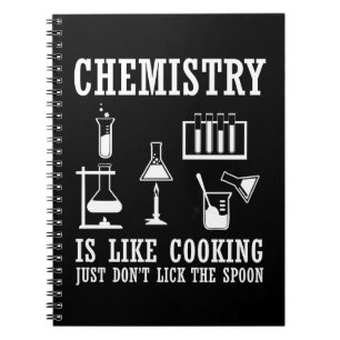 scheikunde is als koken notitieboek