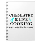 scheikunde is als koken notitieboek (Voorkant)