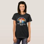 Scheikunde is als koken Retro wetenschapsleraar Ch T-shirt (Voorkant volledig)