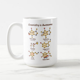 Scheikunde is Geweldig   Leuke Scheikunde Dag Koffiemok