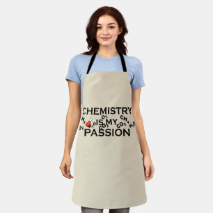 Scheikunde is mijn passie grap chemicus citaat schort