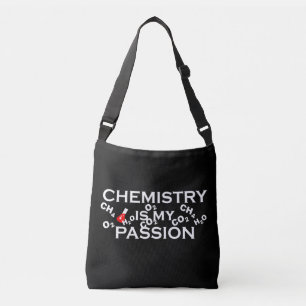 Scheikunde is mijn passie grappige scheikundige ci crossbody tas