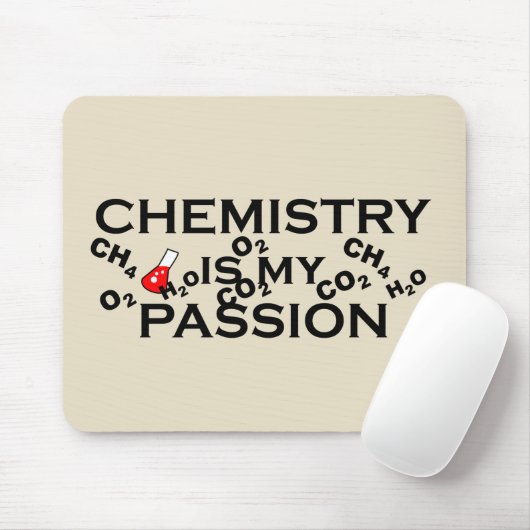 Scheikunde is mijn passie grappige scheikundige ci muismat (Met muis)