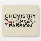 Scheikunde is mijn passie grappige scheikundige ci muismat (Voorkant)
