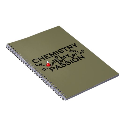 Scheikunde is mijn passie grappige scheikundige ci notitieboek (Rechterzijde)