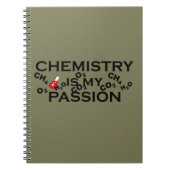 Scheikunde is mijn passie grappige scheikundige ci notitieboek (Voorkant)