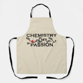 Scheikunde is mijn passie grappige scheikundige ci schort (Voorkant)