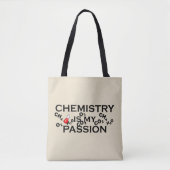 Scheikunde is mijn passie grappige scheikundige ci tote bag (Voorkant)