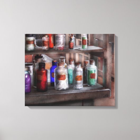 Scheikunde - klaar voor experimenten  canvas afdruk (Voorkant)